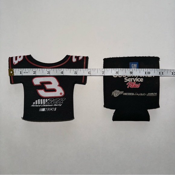 Dale Earnhardt coozies set 2 black beer huggers koozies   race racecar racing #3 - Picture 3 of 5